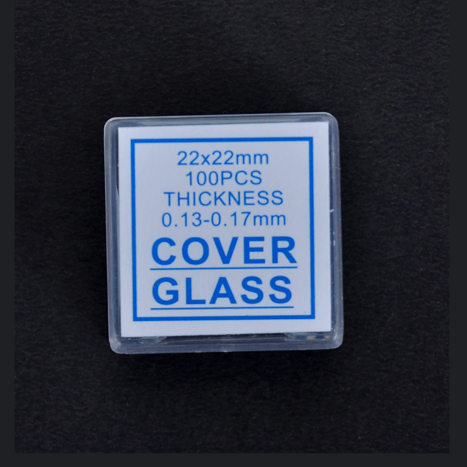 Science Company Microscope Cover Glass Slips - 22 X 22mm, Pack Of 100