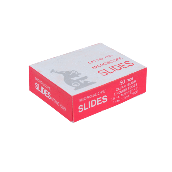 Microscope Glass Slides Pack of 50 – 25.4mm x 76.1mm (1"x3") | 1–1.2mm Thick | High-Quality, Imported Slides for Lab, Medical, & Educational Use – Cat. No. 7101 - Image 10