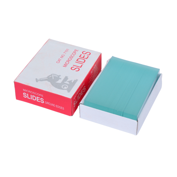 Microscope Glass Slides Pack of 50 – 25.4mm x 76.1mm (1"x3") | 1–1.2mm Thick | High-Quality, Imported Slides for Lab, Medical, & Educational Use – Cat. No. 7101 - Image 9