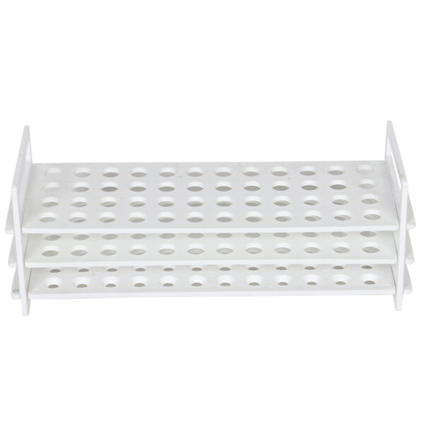 Premium 3 Tier Test Tube Stand – 48 Holes x 13mm | Heavy-Duty Lab Rack for Organized Storage (Pack of 1) - Image 5
