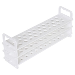 Polylab 3 Tier Test Tube Stand – 13mm x 31 Holes | Durable Polypropylene Lab Rack, Autoclavable & Chemical Resistant