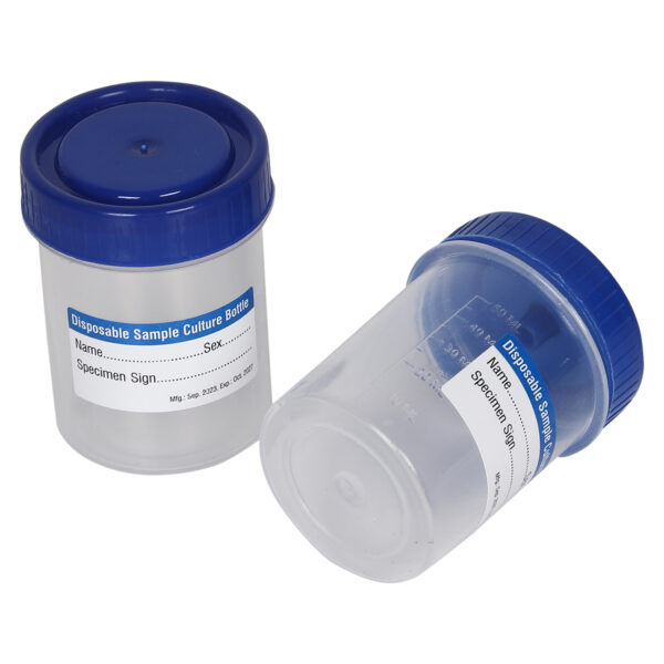 50ml Sterilized Urine Containers – Leak-Proof, Individually Wrapped (Pack of 100) | Medical, Clinical & Lab Use - Image 4