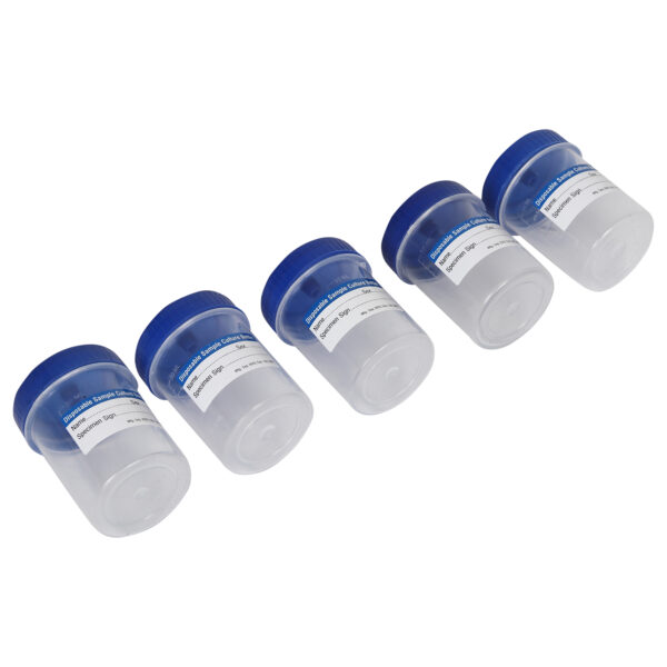 50ml Sterilized Urine Containers – Leak-Proof, Individually Wrapped (Pack of 100) | Medical, Clinical & Lab Use - Image 3