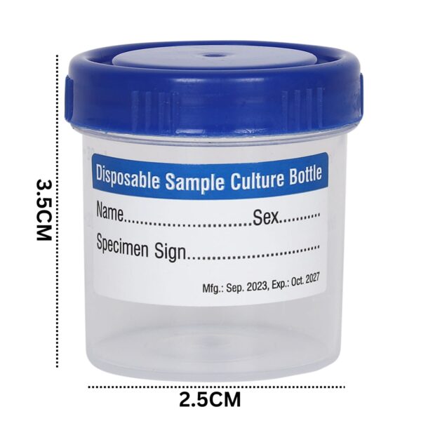 Sterilized 30ml Urine Container – Leak-Proof Sample Collection Jar (Pack of 100) | Medical & Lab Use - Image 2
