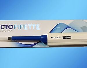 Variable Volume Micropipette – Adjustable Lab Pipette for Accurate Liquid Handling (100 - 1000 ul)