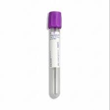 Vacuum Blood Collection Tubes EDTA K2 – 6ml Purple Cap, Pack of 100 | Sterile Hematology Tubes for Medical & Lab Use