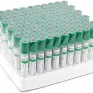 Lithium Heparin Blood Collection Tubes 3ml – Green Cap | Sterile Vacuum Tubes for Clinical & Laboratory Use