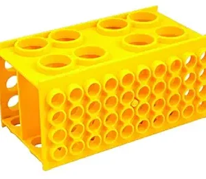 Multi-Size Test Tube Rack (Pack of 1) – Holds Multiple Tube Sizes | Universal Laboratory Tube Holder for 5ml to 25ml Tubes | Ideal for Labs, Research & Clinical Use