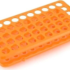 50-Hole Test Tube Rack with Silicone Gasket (Pack of 1) – Secure Lab Tube Stand for 5ml to 15ml Tubes | Sample Storage, Blood Collection & Clinical Use